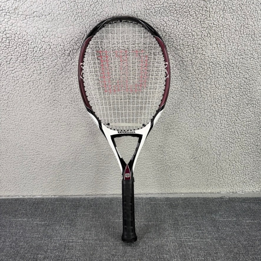 Wilson K Zero Tennis Racquet Men 4 3/8 White Black Maroon K Factor Oversize 118